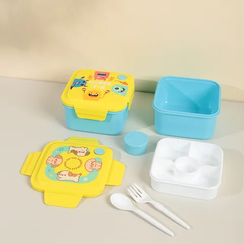 XJ-8564 快乐派对方形饭盒 细节图 2