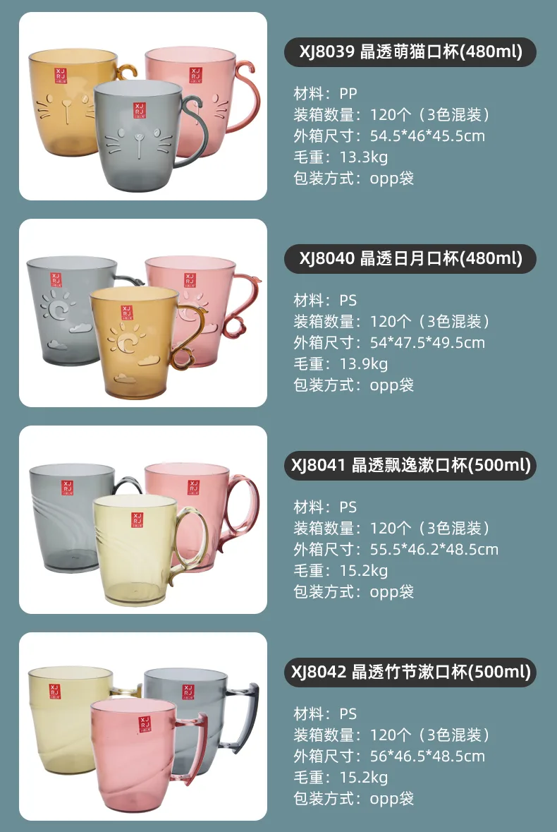 XJ-8188 日月星盖杯(480ml) 细节图 13