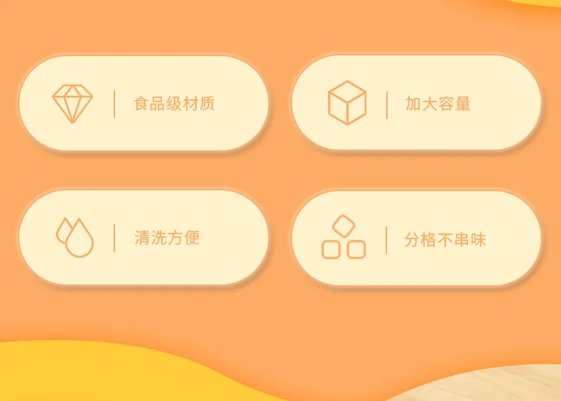 XJ-8568 美享分格儿童饭盒 细节图 5